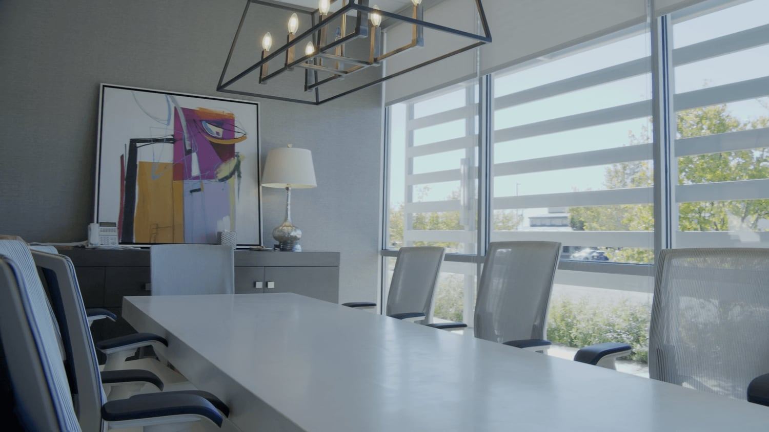 A conference room at ABQ Castle Studios