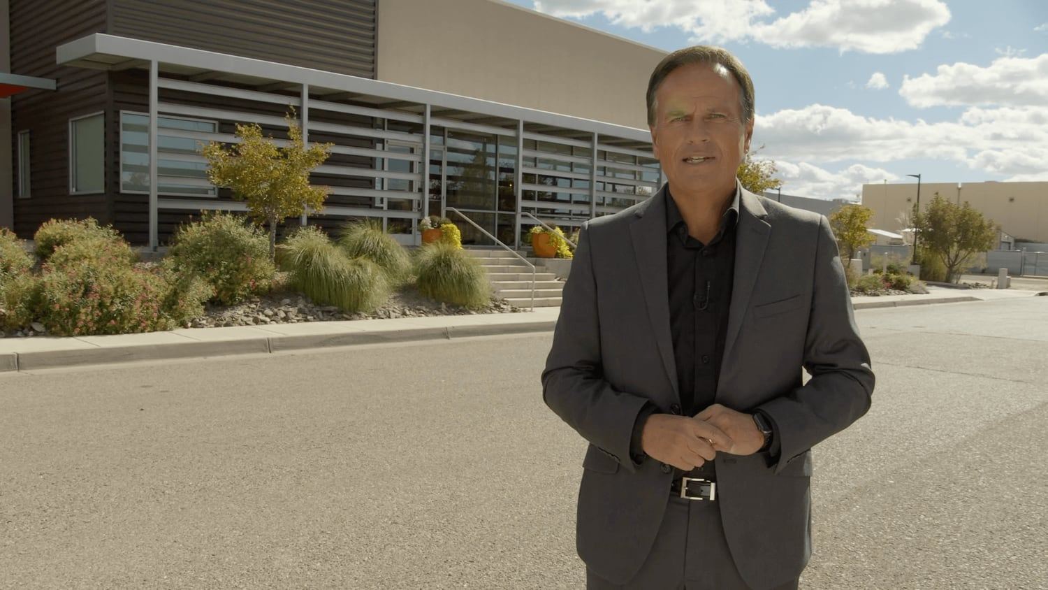 The ABQ Castle Studios building in Albuquerque, a Qualified Production Facility for the New Mexico film tax credit uplift