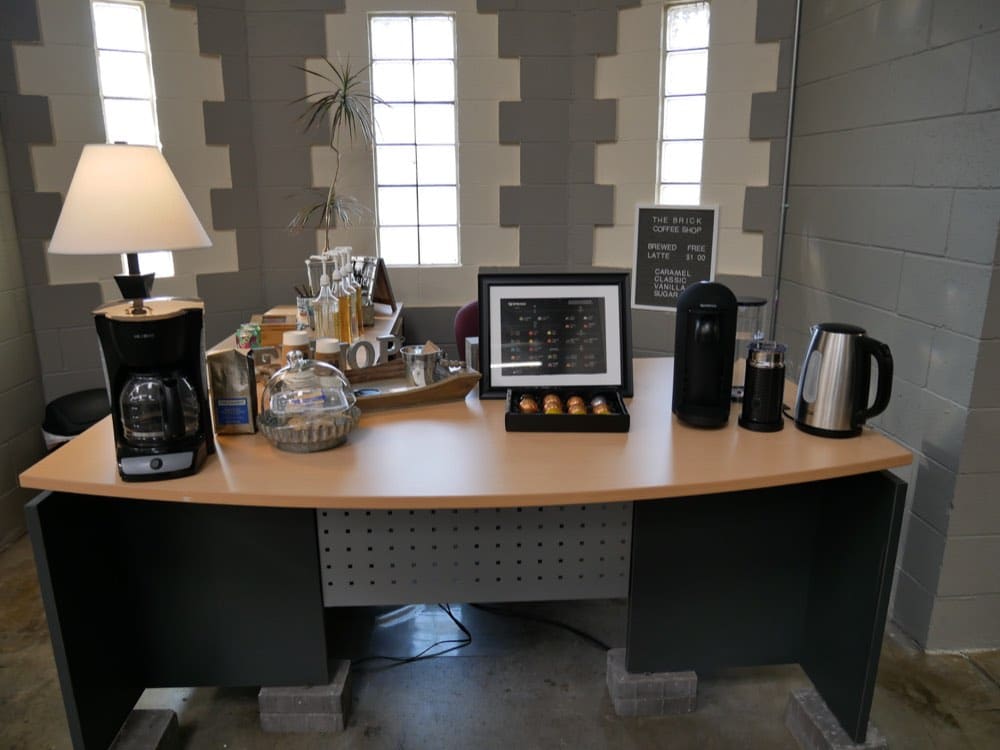 The Brick Coffee Shop, the crew coffee bar at the Burbank studio