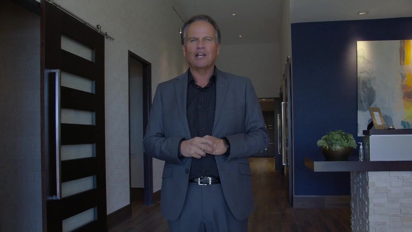 The lobby of ABQ Castle Studios in Albuquerque, a Qualified Production Facility for the 30% New Mexico film tax credit, from the studio tour video