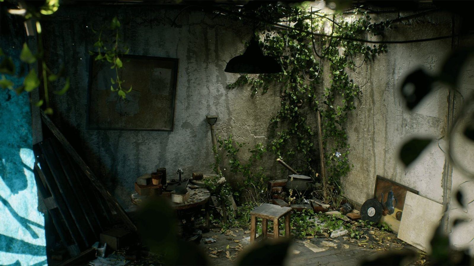 Abandoned Apartment virtual production standing set — angle 8 on the L.A. & ABQ Castle Studios stage
