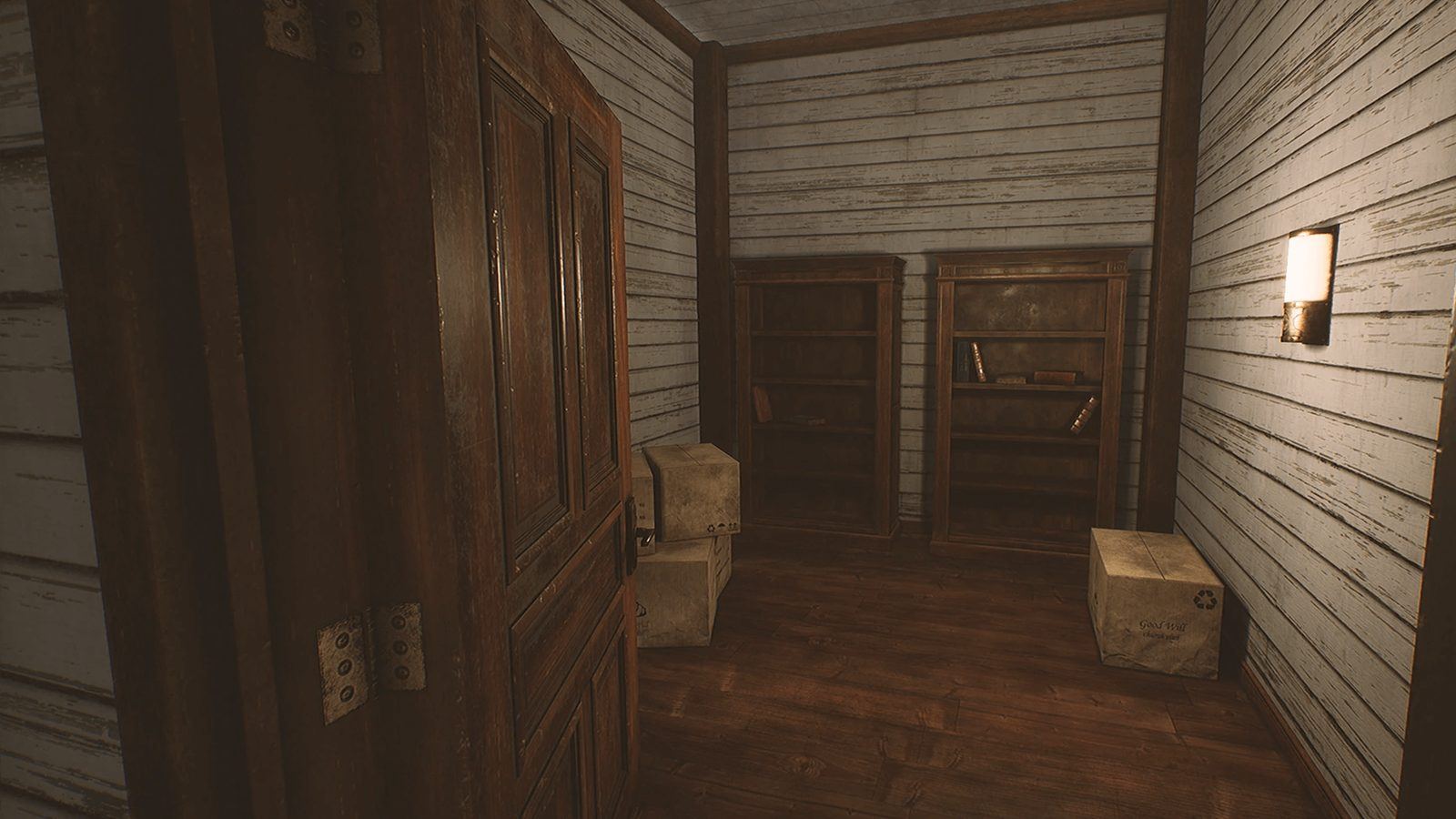 Abandoned Church virtual production standing set — angle 2 on the L.A. & ABQ Castle Studios stage