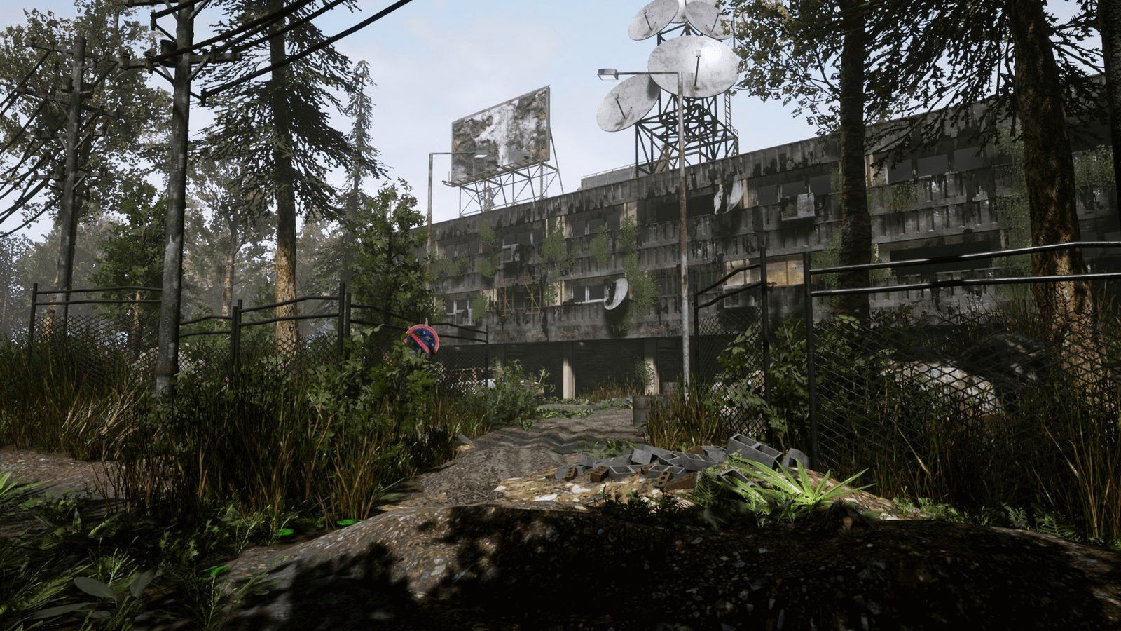 Abandoned Post Apocalyptic City virtual production standing set — angle 18 on the L.A. & ABQ Castle Studios stage