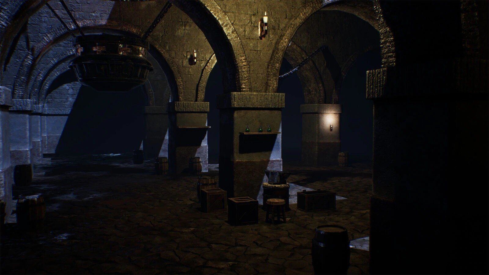 Ancient Rome virtual production standing set — angle 15 on the L.A. & ABQ Castle Studios stage