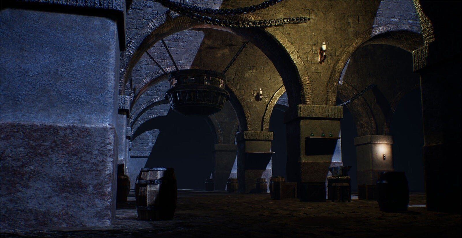 Ancient Rome virtual production standing set — angle 17 on the L.A. & ABQ Castle Studios stage
