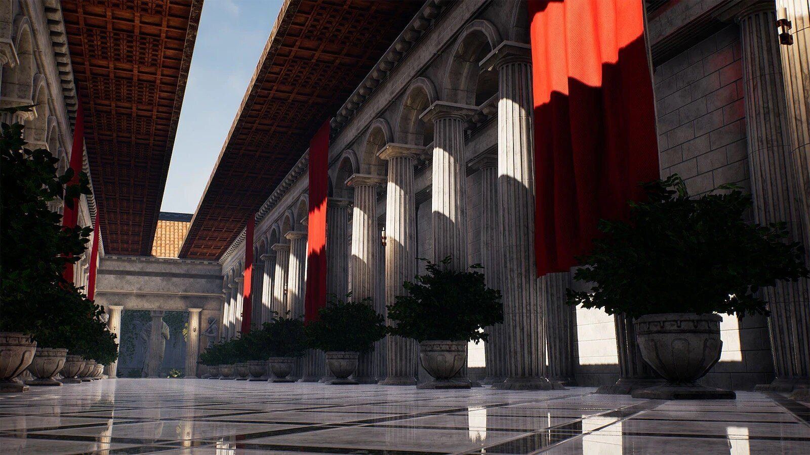 Ancient Rome virtual production standing set — angle 18 on the L.A. & ABQ Castle Studios stage