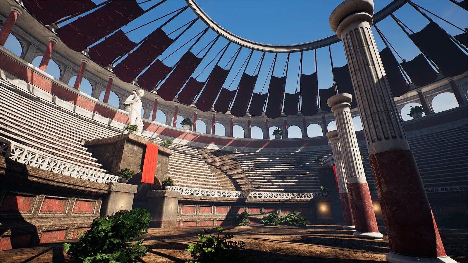 Ancient Rome virtual production standing set — angle 19 on the L.A. & ABQ Castle Studios stage