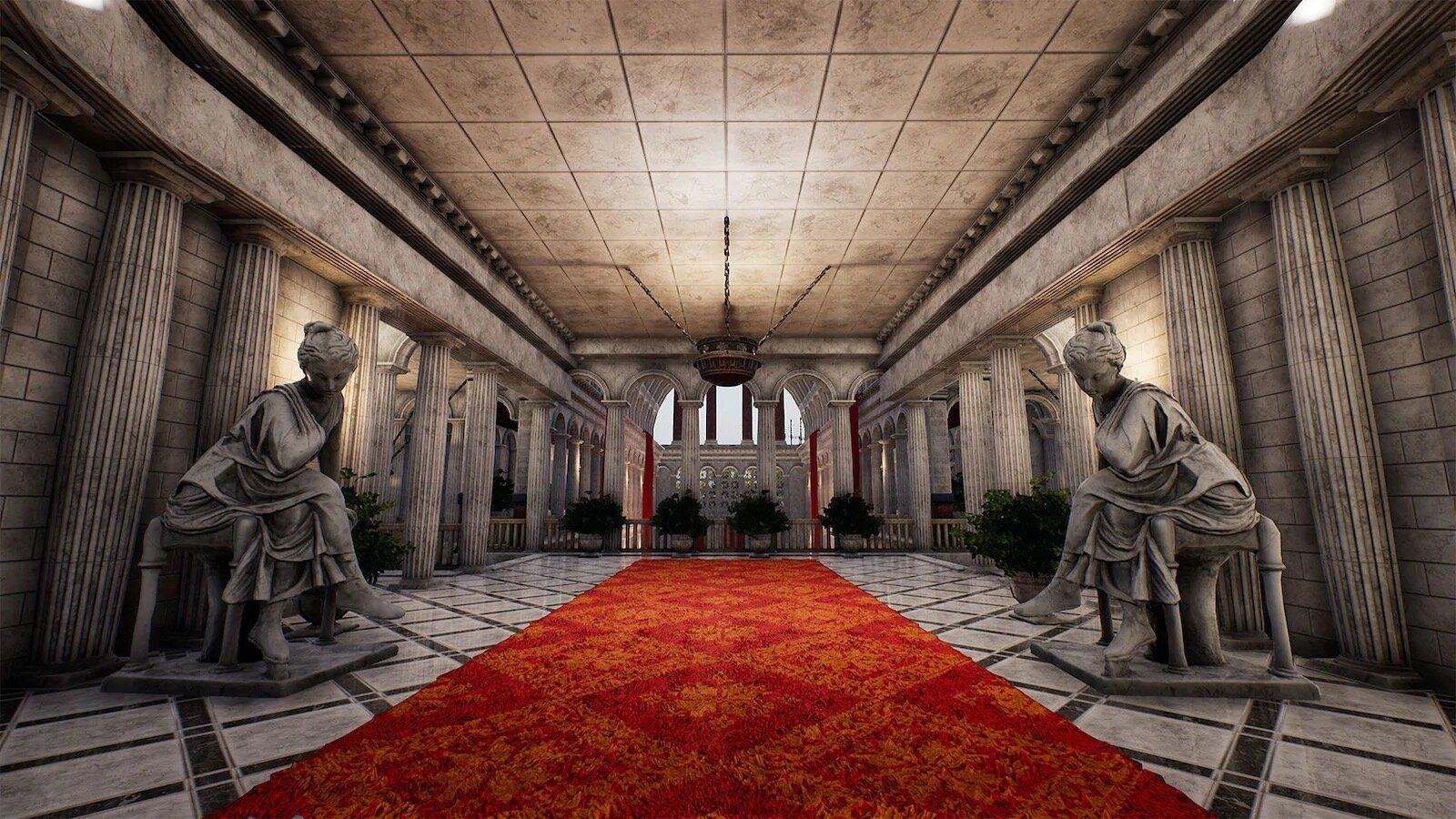 Ancient Rome virtual production standing set — angle 21 on the L.A. & ABQ Castle Studios stage
