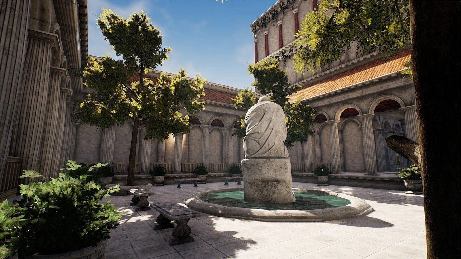 Ancient Rome virtual production standing set — angle 22 on the L.A. & ABQ Castle Studios stage