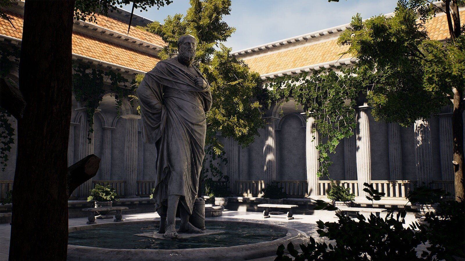 Ancient Rome virtual production standing set — angle 28 on the L.A. & ABQ Castle Studios stage
