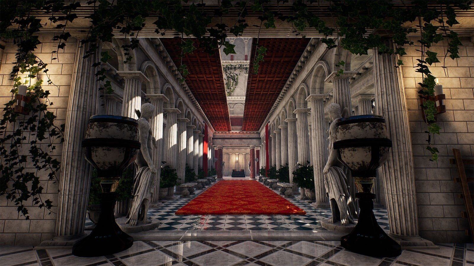 Ancient Rome virtual production standing set — angle 29 on the L.A. & ABQ Castle Studios stage