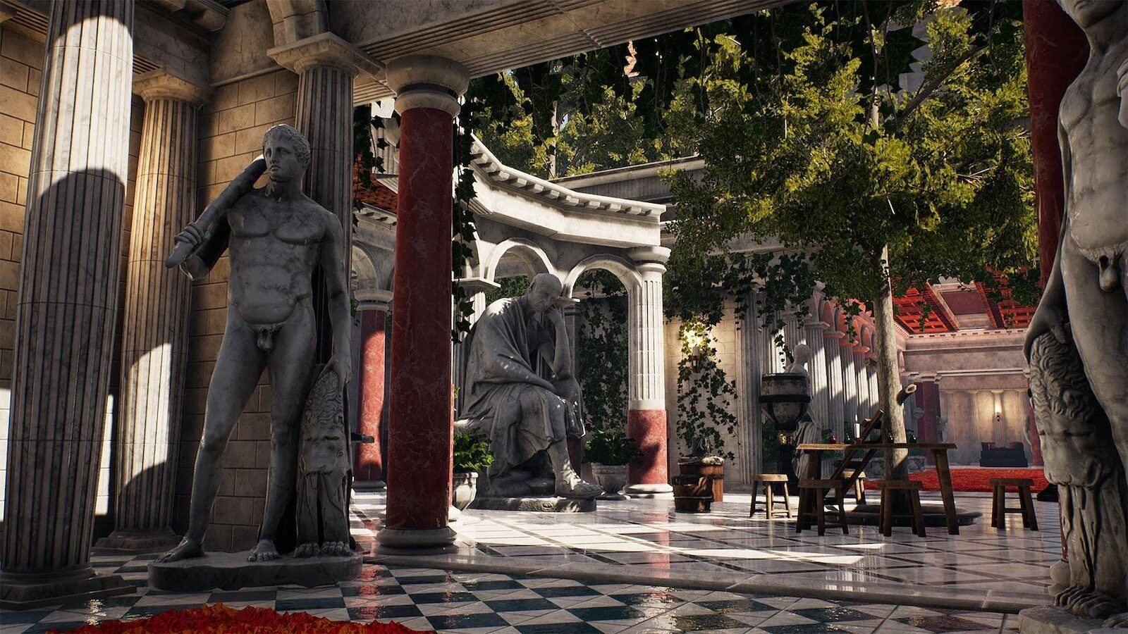 Ancient Rome virtual production standing set — angle 31 on the L.A. & ABQ Castle Studios stage