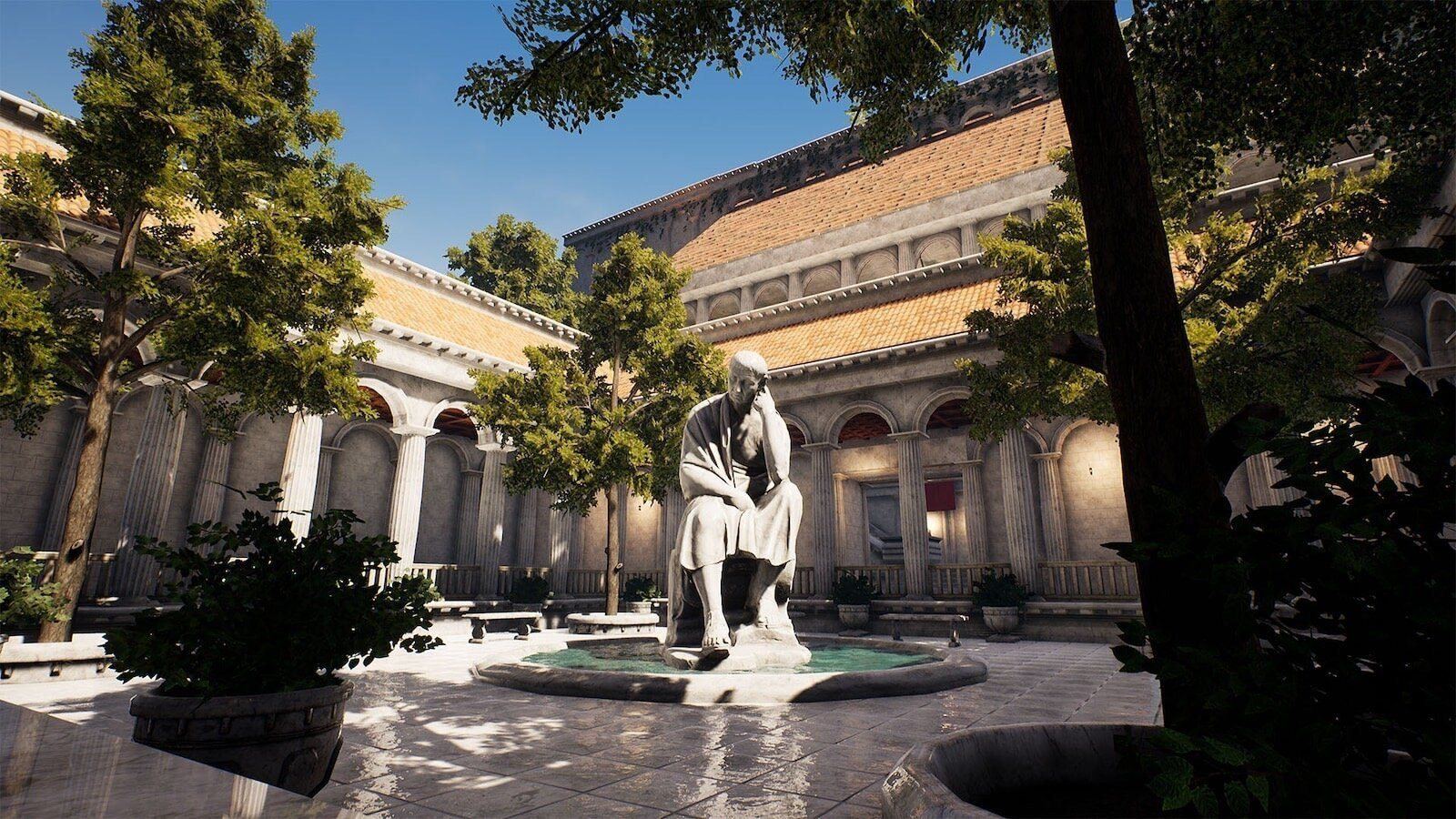 Ancient Rome virtual production standing set — angle 32 on the L.A. & ABQ Castle Studios stage