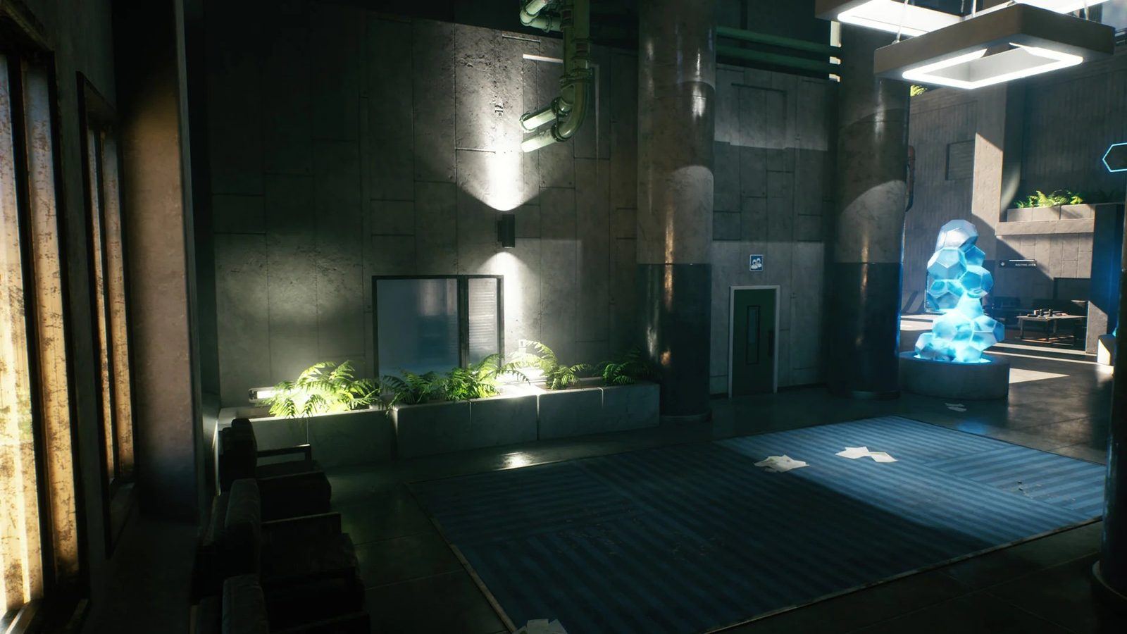 Architect Office virtual production standing set — angle 2 on the L.A. & ABQ Castle Studios stage
