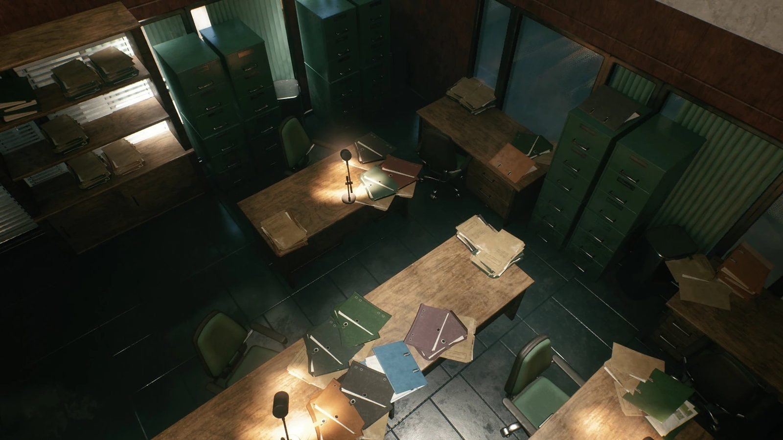 Architect Office virtual production standing set — angle 12 on the L.A. & ABQ Castle Studios stage