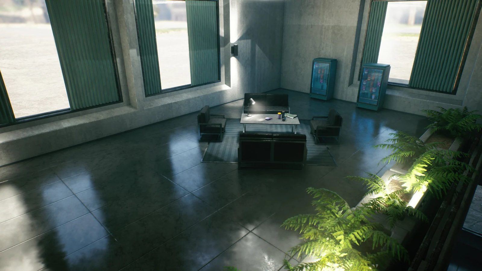 Architect Office virtual production standing set — angle 7 on the L.A. & ABQ Castle Studios stage
