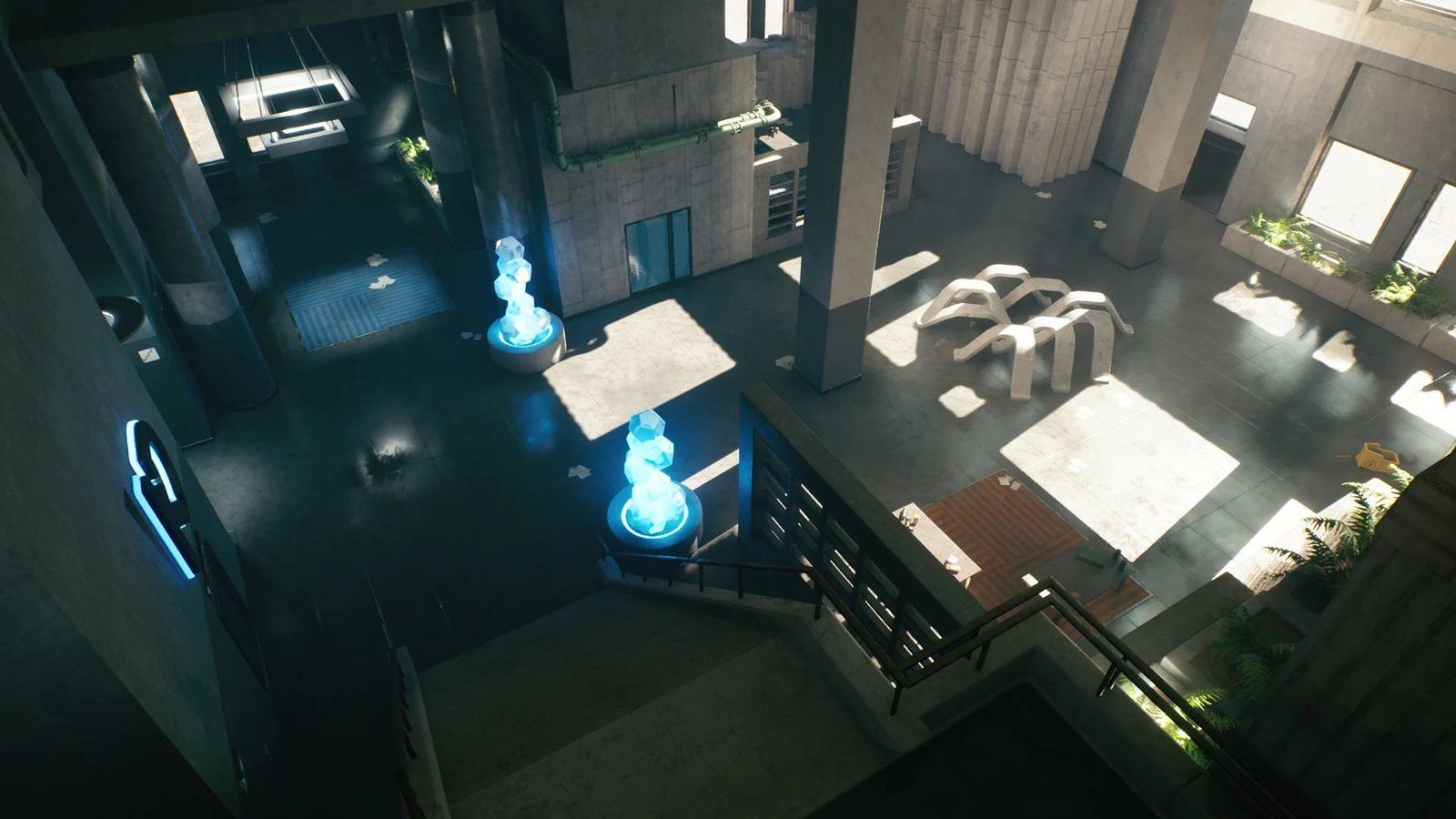 Architect Office virtual production standing set — angle 8 on the L.A. & ABQ Castle Studios stage