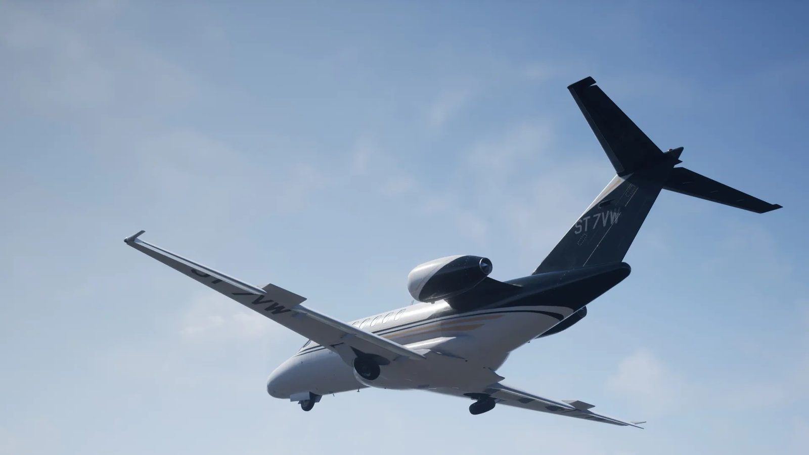 Business Jet virtual production standing set — angle 5 on the L.A. & ABQ Castle Studios stage