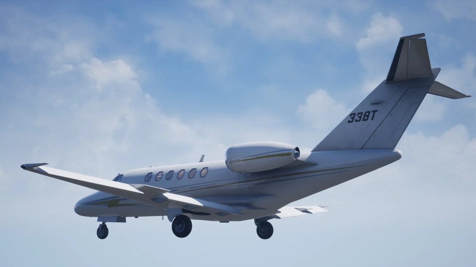 Business Jet virtual production standing set — angle 10 on the L.A. & ABQ Castle Studios stage