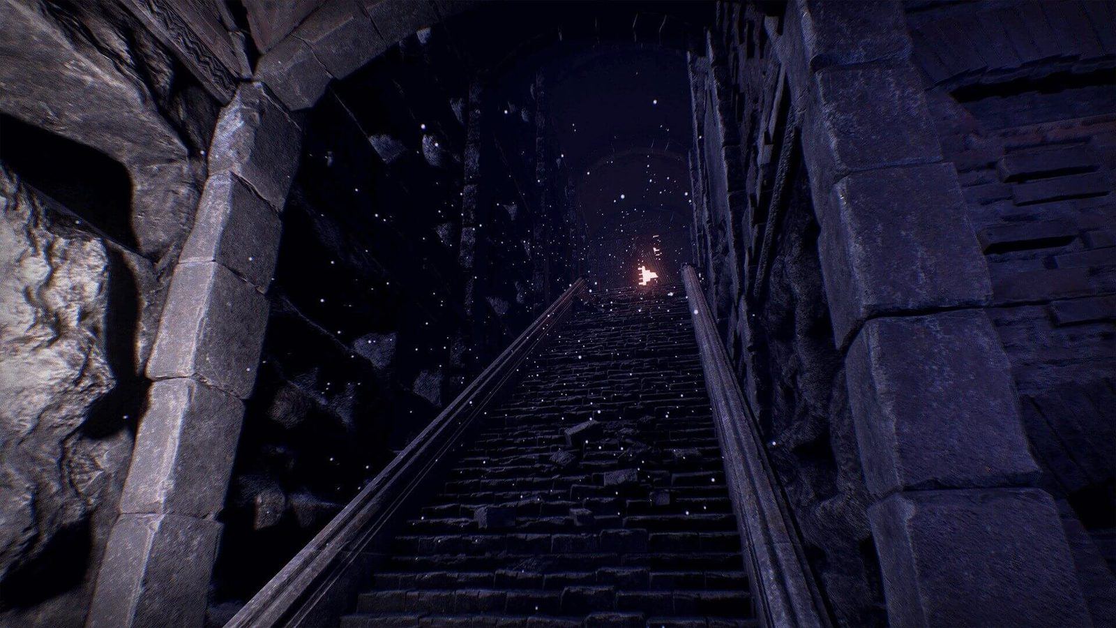 Catacombs virtual production standing set — angle 5 on the L.A. & ABQ Castle Studios stage