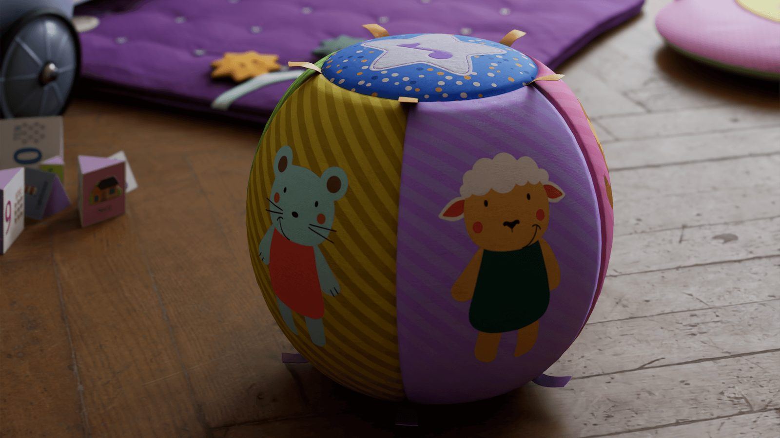 Child's Bedroom virtual production standing set — angle 3 on the L.A. & ABQ Castle Studios stage