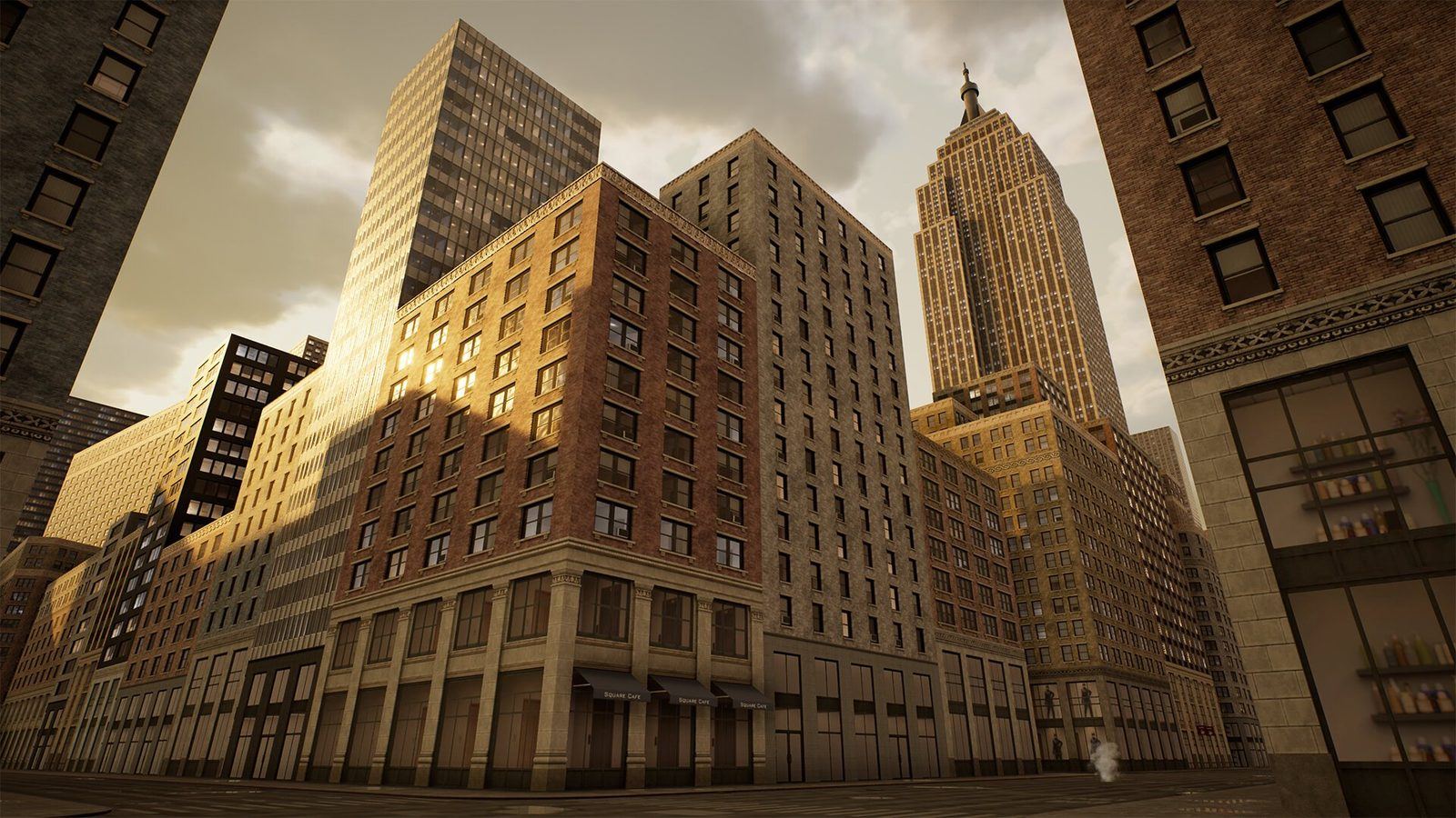City Street virtual production standing set — angle 2 on the L.A. & ABQ Castle Studios stage
