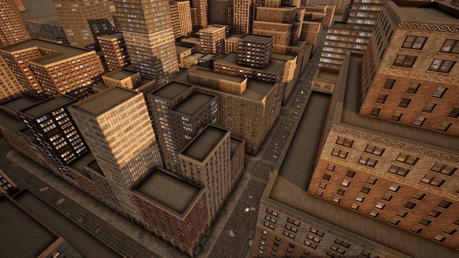 City Street virtual production standing set — angle 4 on the L.A. & ABQ Castle Studios stage