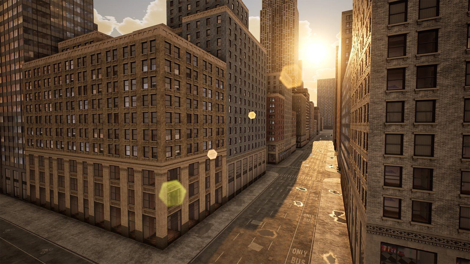 City Street virtual production standing set — angle 5 on the L.A. & ABQ Castle Studios stage