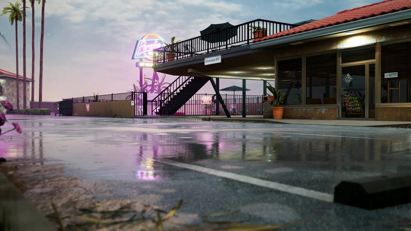 Classic Motel virtual production standing set — angle 10 on the L.A. & ABQ Castle Studios stage