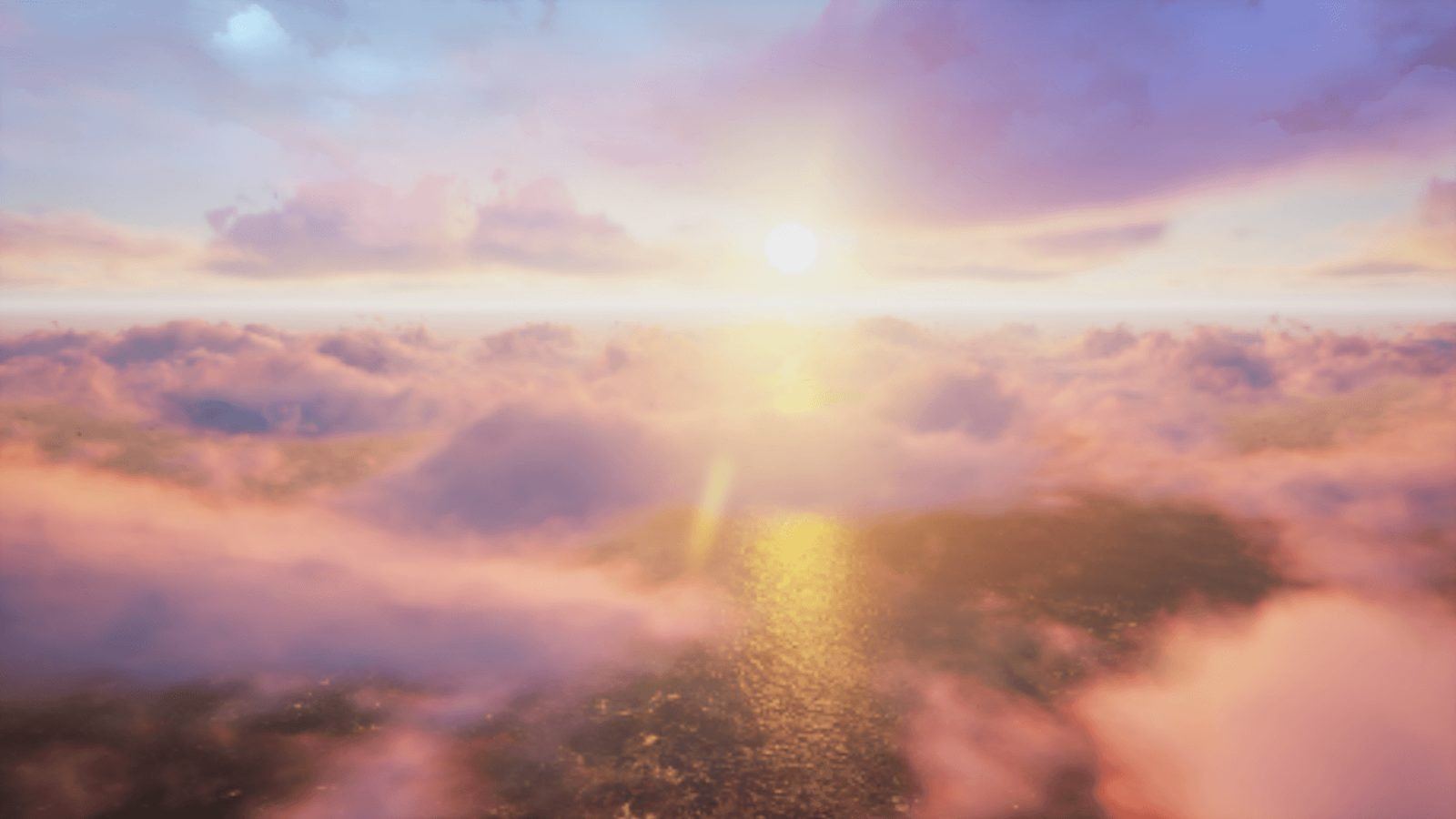Clouds virtual production standing set — angle 13 on the L.A. & ABQ Castle Studios stage