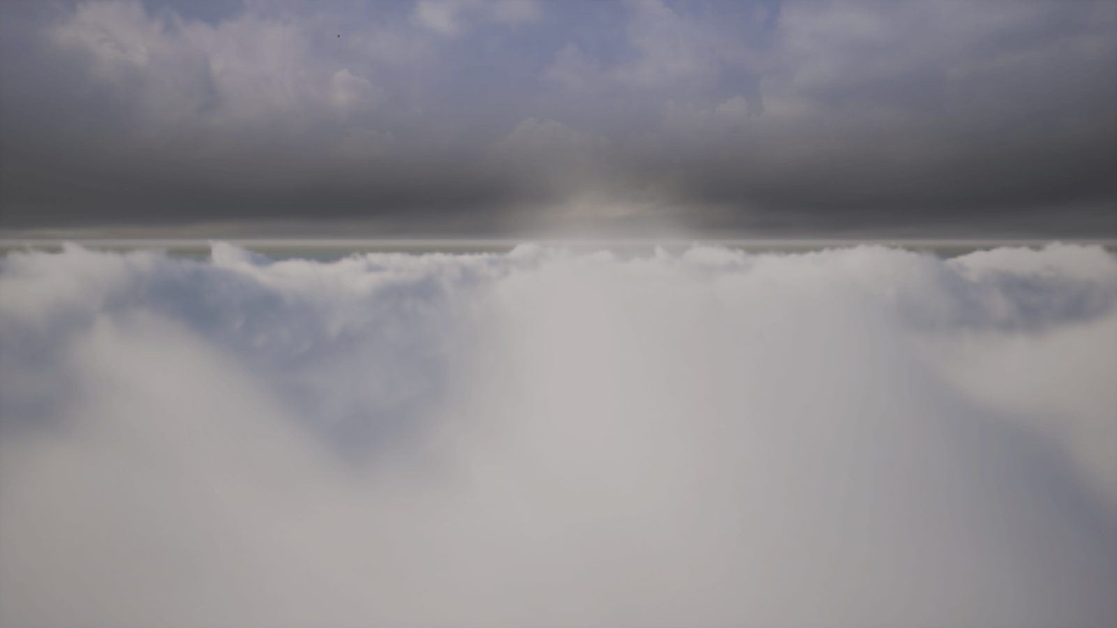 Clouds virtual production standing set — angle 3 on the L.A. & ABQ Castle Studios stage