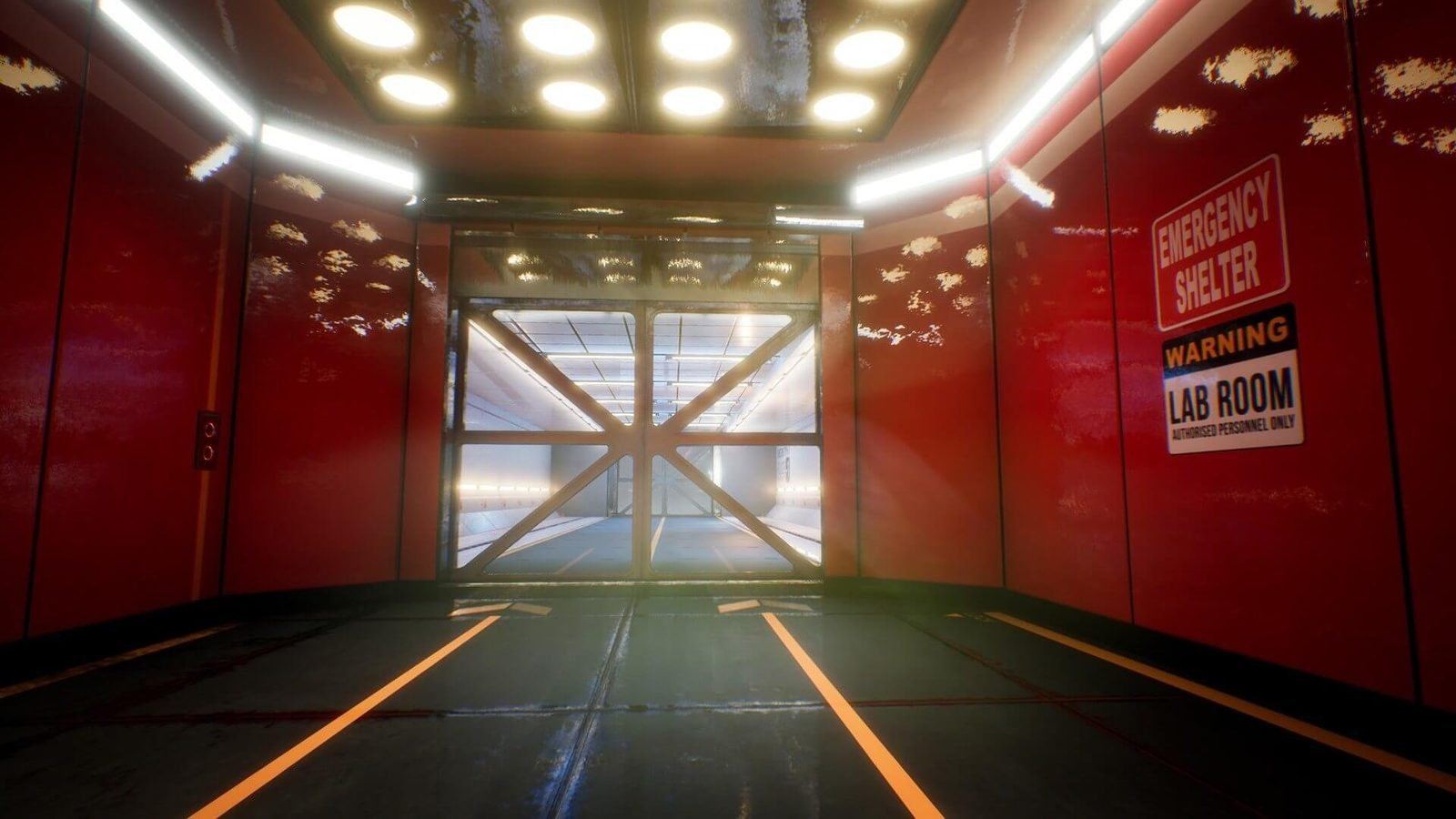 Command Center virtual production standing set — angle 12 on the L.A. & ABQ Castle Studios stage