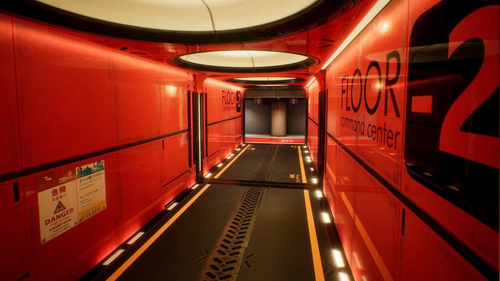 Command Center virtual production standing set — angle 7 on the L.A. & ABQ Castle Studios stage