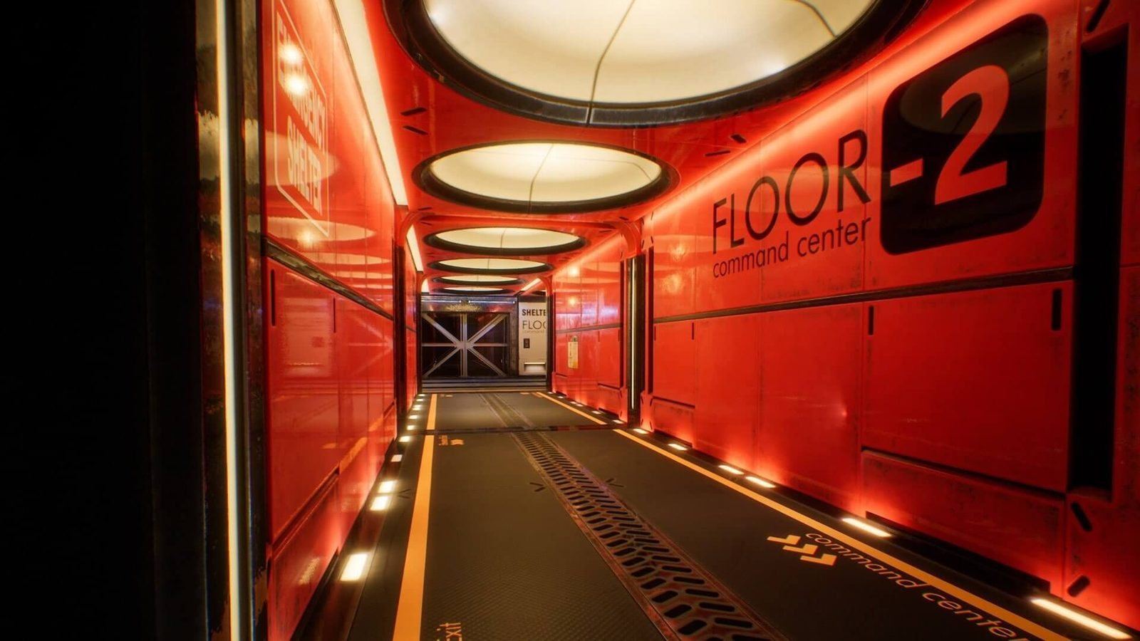Command Center virtual production standing set — angle 9 on the L.A. & ABQ Castle Studios stage