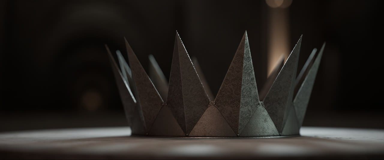 Concrete Throne Room virtual production standing set — angle 8 on the L.A. & ABQ Castle Studios stage