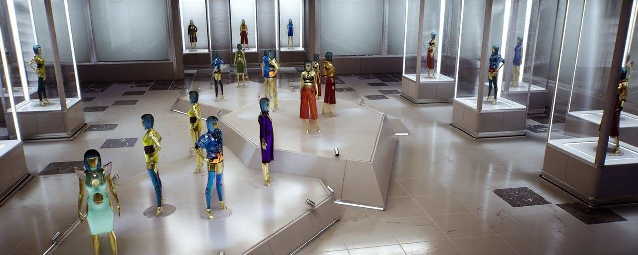 Contemporary Art Gallery virtual production standing set — angle 12 on the L.A. & ABQ Castle Studios stage