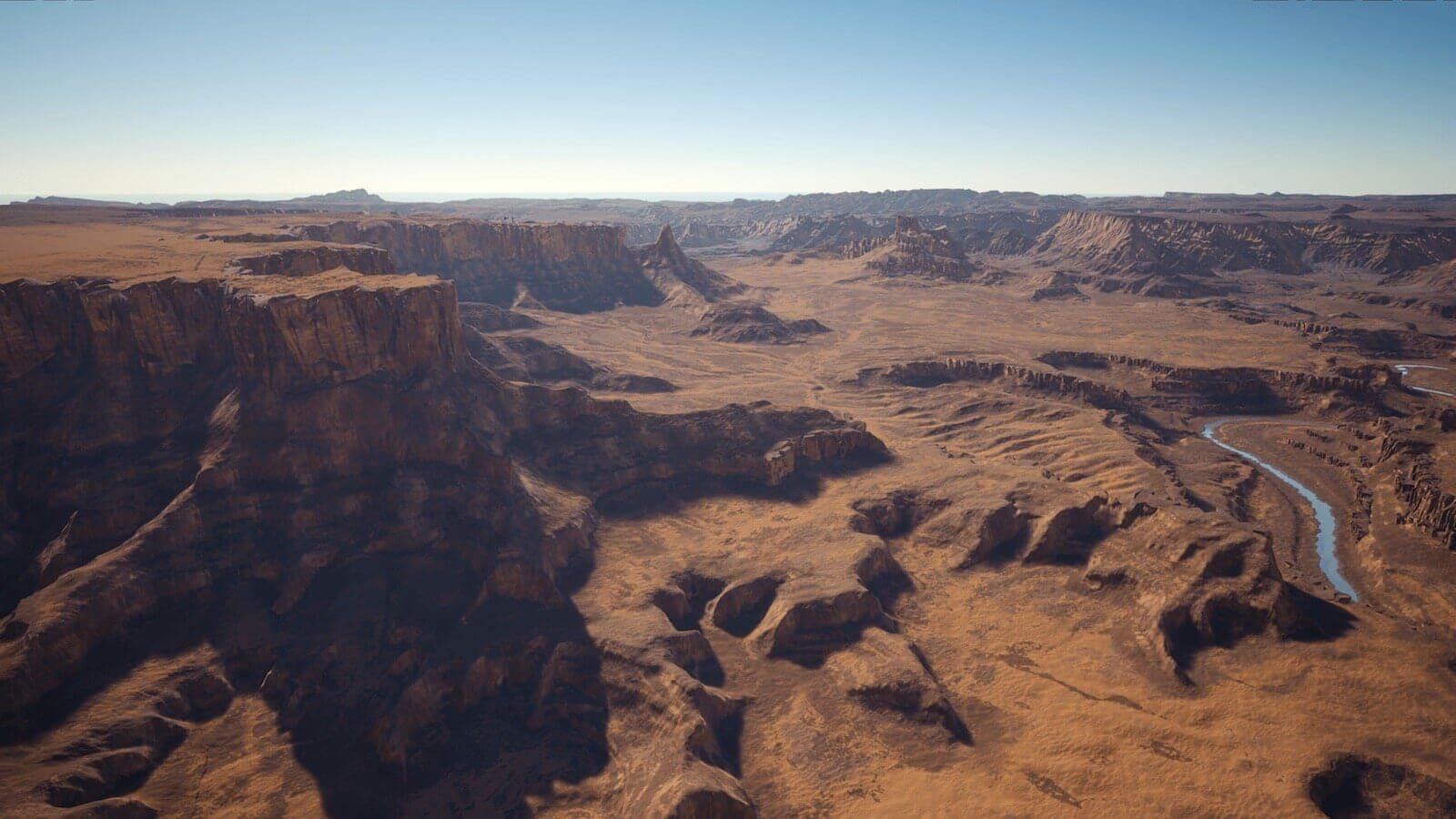 Desert virtual production standing set — angle 12 on the L.A. & ABQ Castle Studios stage