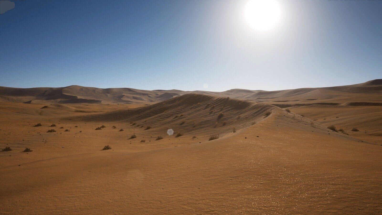 Desert virtual production standing set — angle 13 on the L.A. & ABQ Castle Studios stage