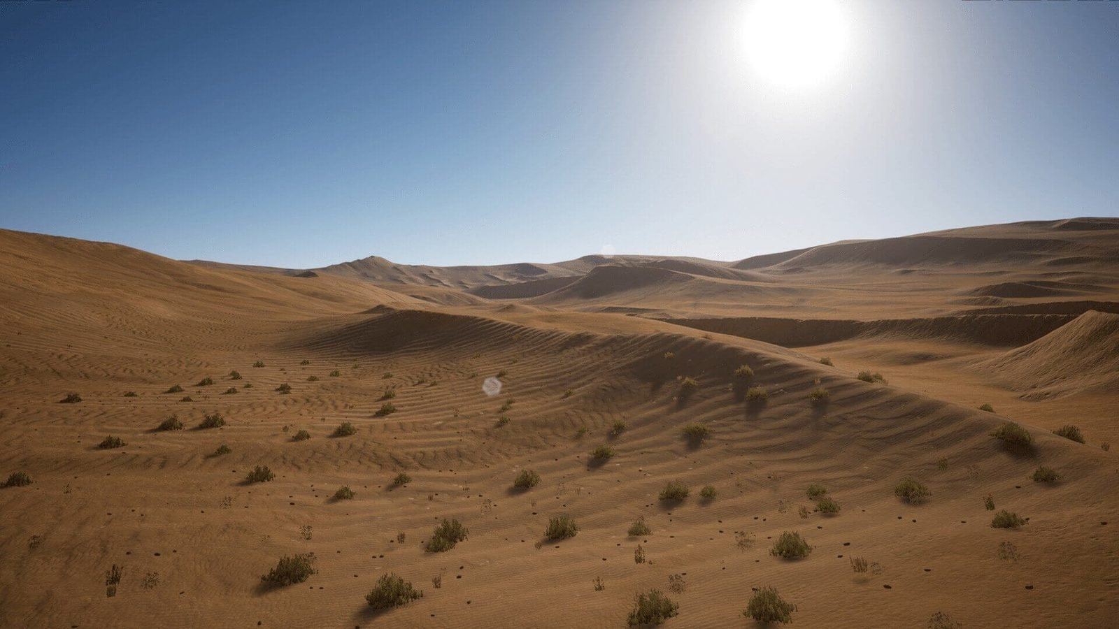 Desert virtual production standing set — angle 17 on the L.A. & ABQ Castle Studios stage
