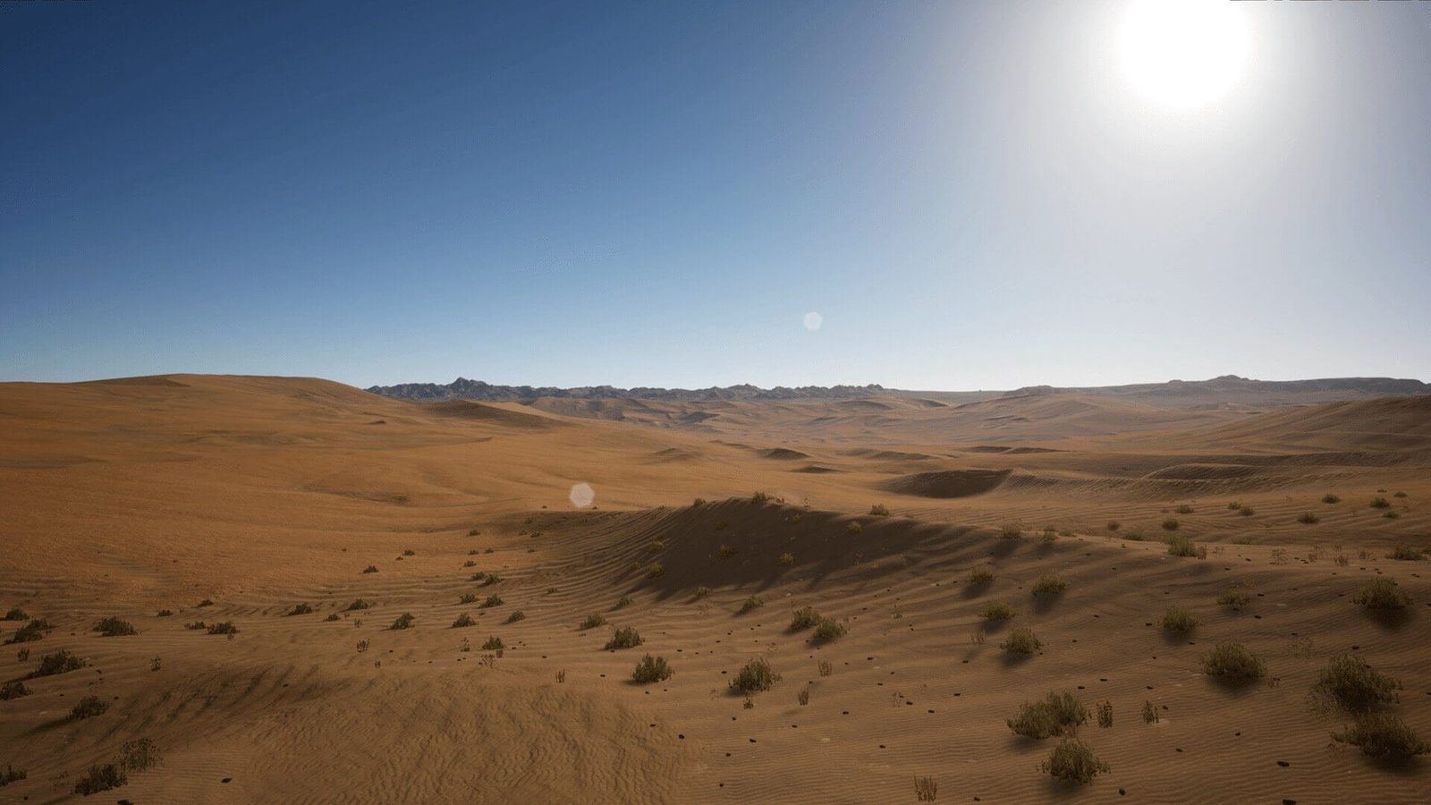 Desert virtual production standing set — angle 7 on the L.A. & ABQ Castle Studios stage