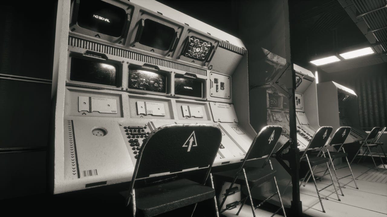 Dystopian Lab virtual production standing set — angle 2 on the L.A. & ABQ Castle Studios stage