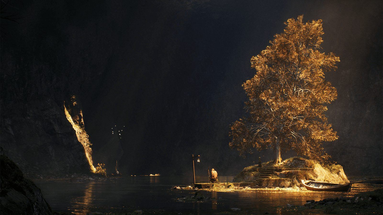 European Forest virtual production standing set — angle 5 on the L.A. & ABQ Castle Studios stage