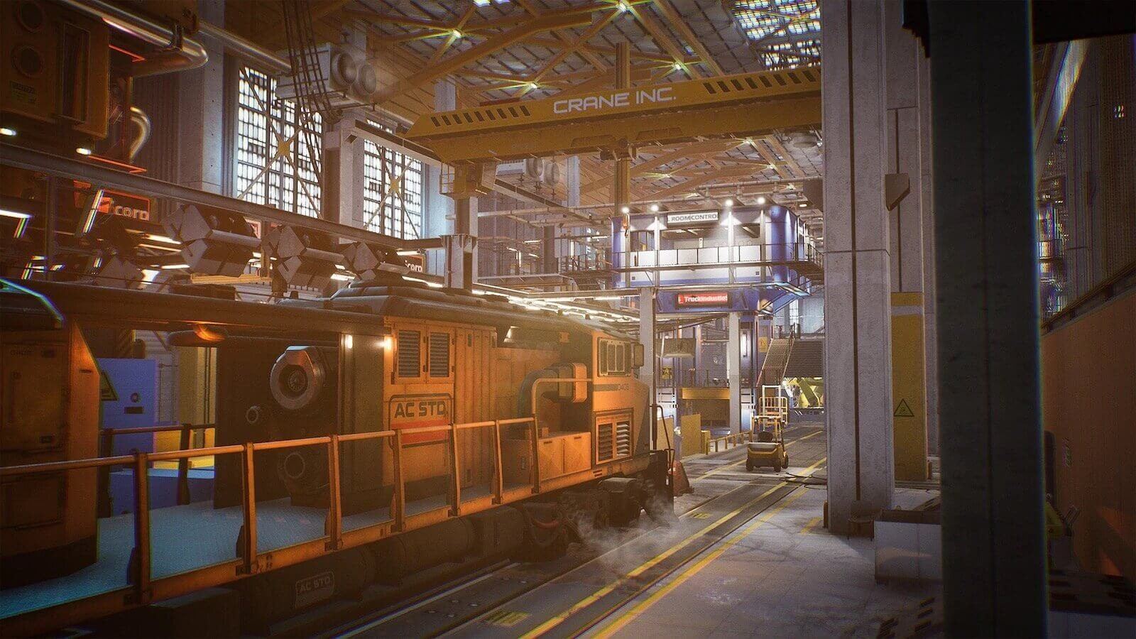 Factory virtual production standing set — angle 11 on the L.A. & ABQ Castle Studios stage