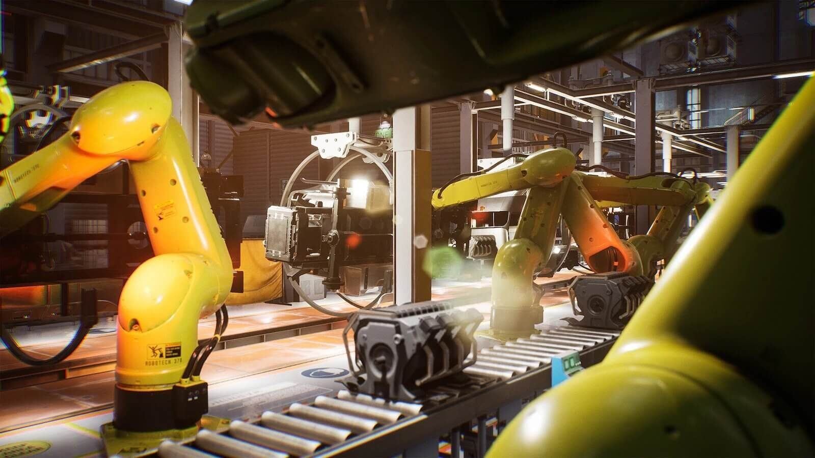Factory virtual production standing set — angle 5 on the L.A. & ABQ Castle Studios stage