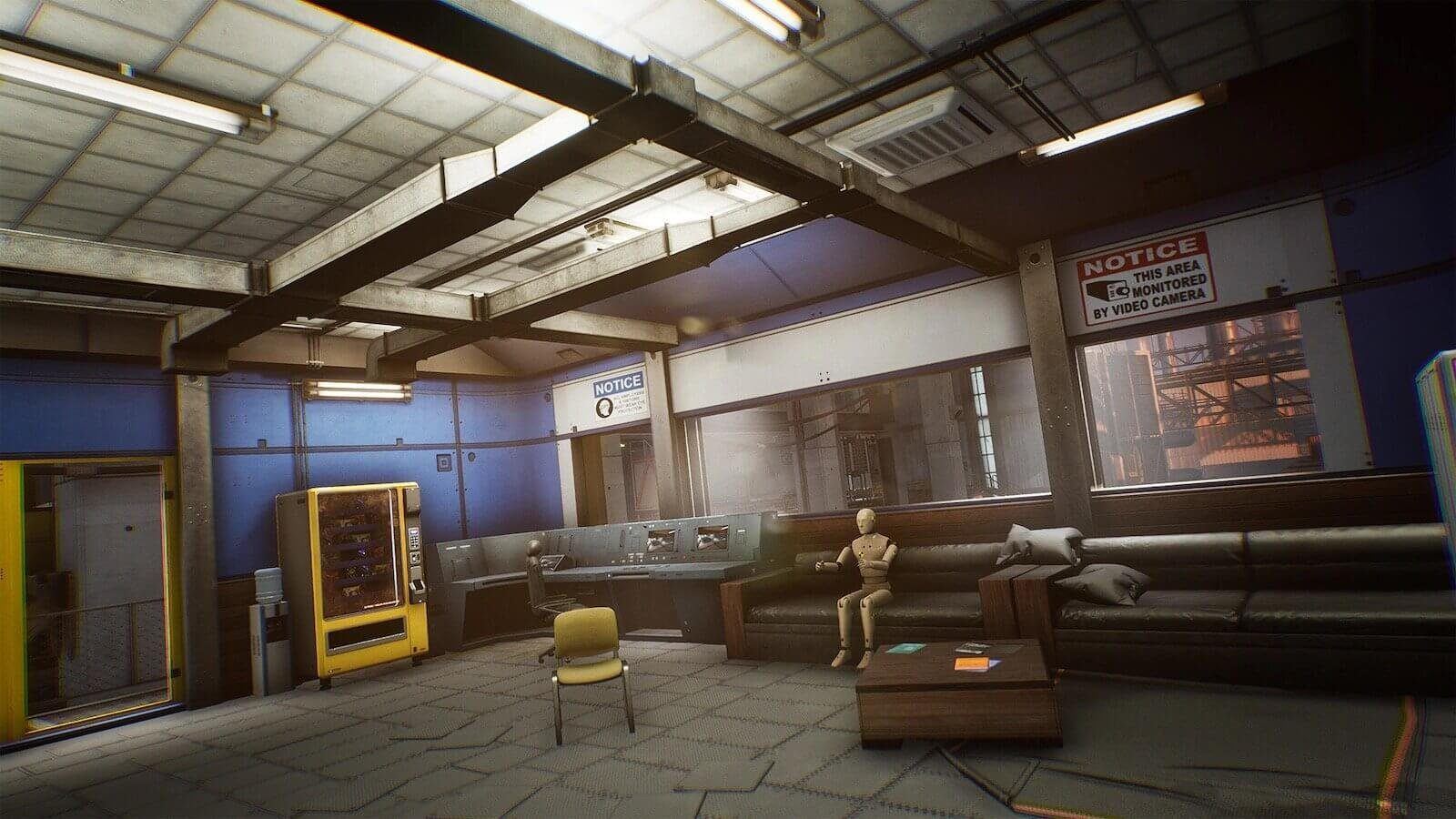Factory virtual production standing set — angle 8 on the L.A. & ABQ Castle Studios stage