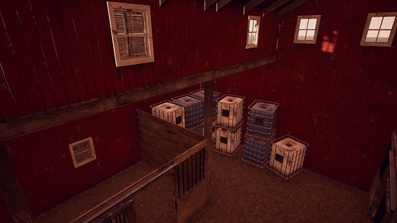 Farm virtual production standing set — angle 4 on the L.A. & ABQ Castle Studios stage