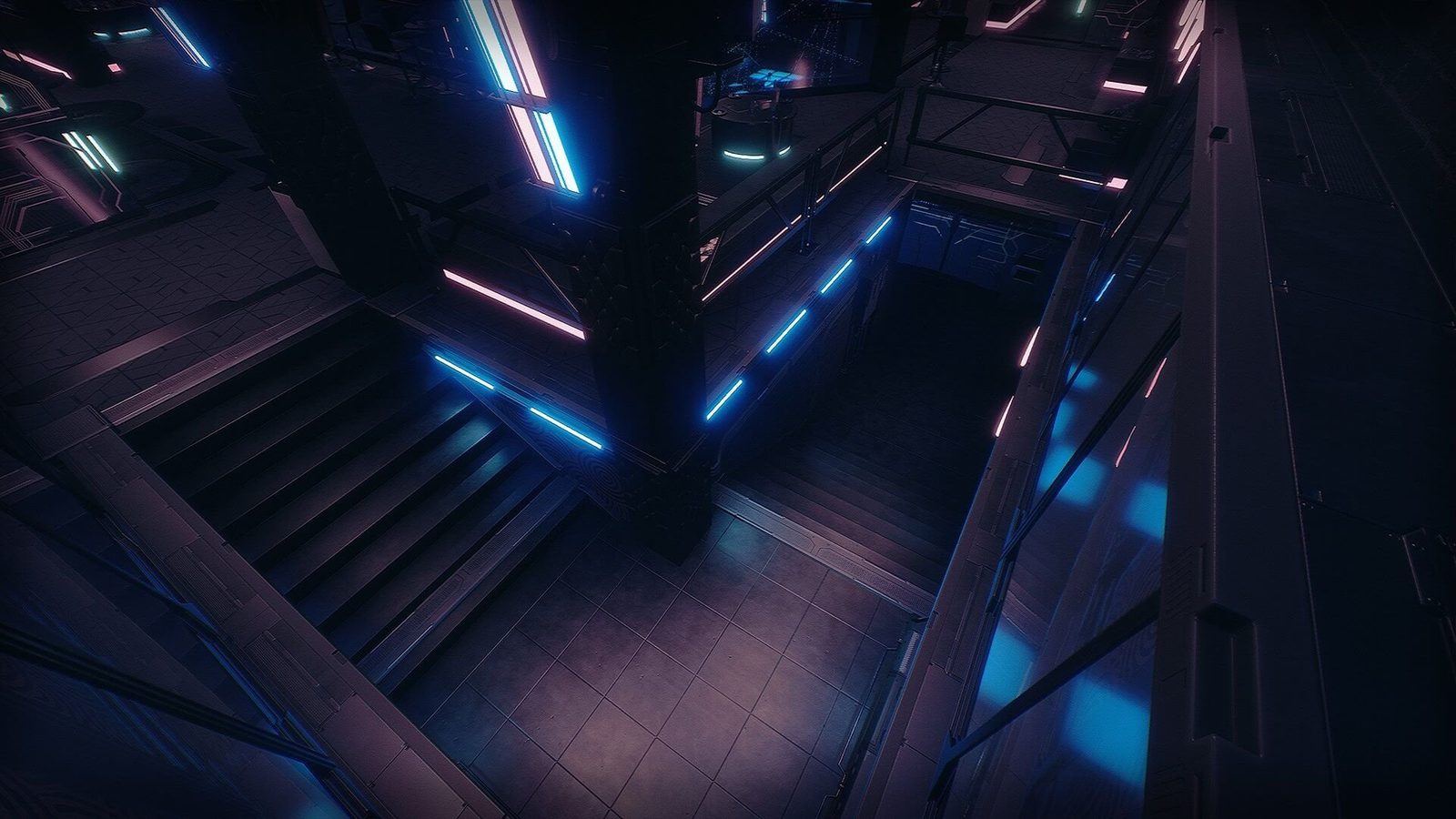 Future Night Club virtual production standing set — angle 4 on the L.A. & ABQ Castle Studios stage