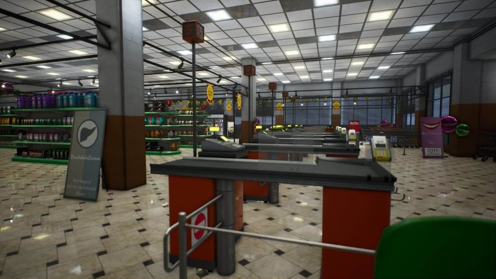 Grocery Store virtual production standing set — angle 11 on the L.A. & ABQ Castle Studios stage