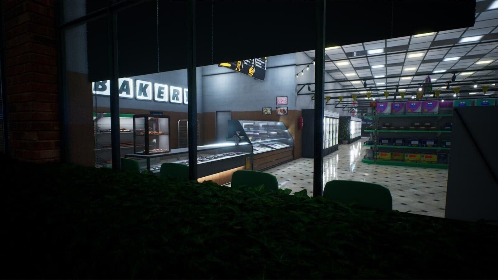 Grocery Store virtual production standing set — angle 14 on the L.A. & ABQ Castle Studios stage