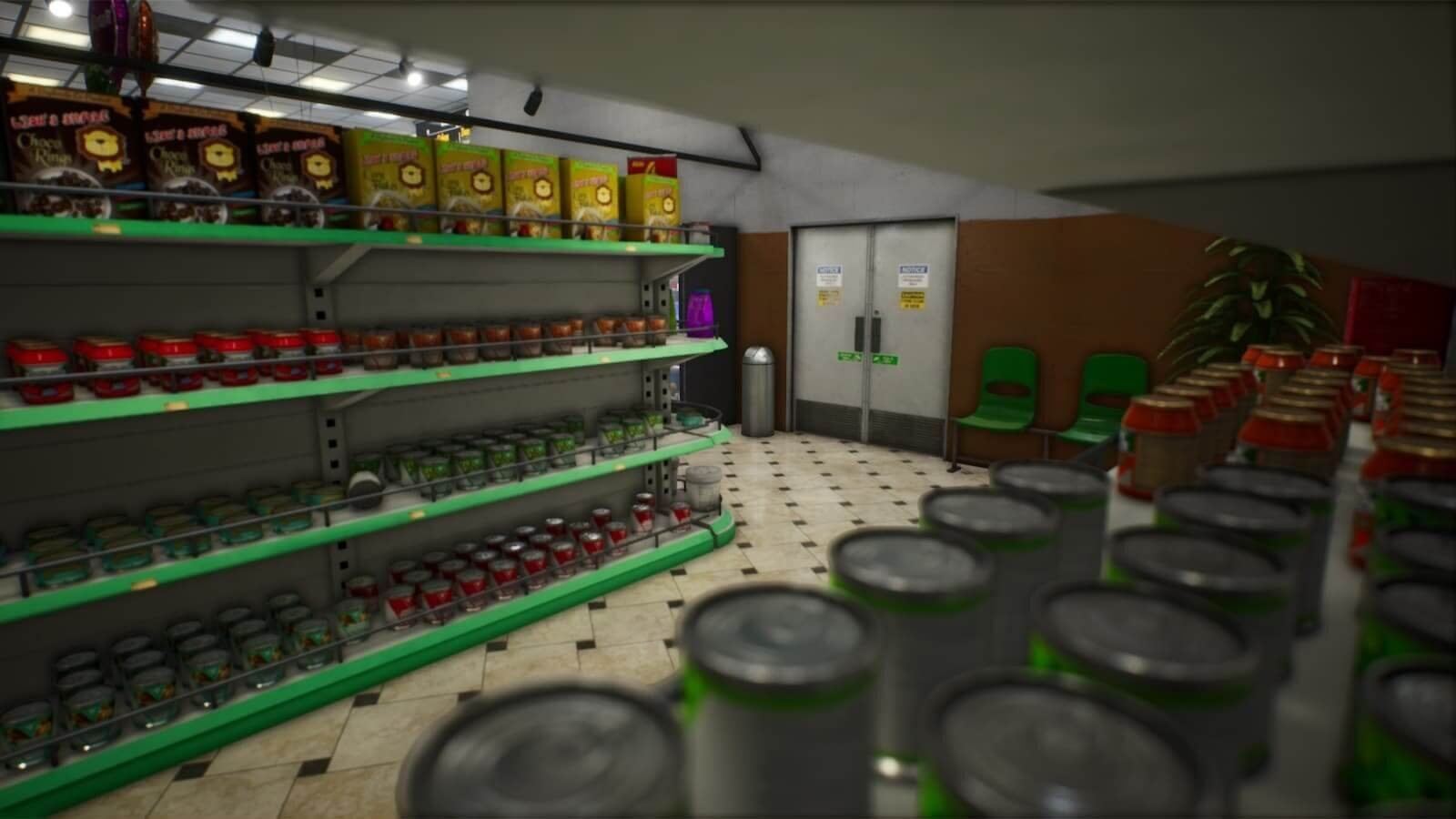 Grocery Store virtual production standing set — angle 15 on the L.A. & ABQ Castle Studios stage